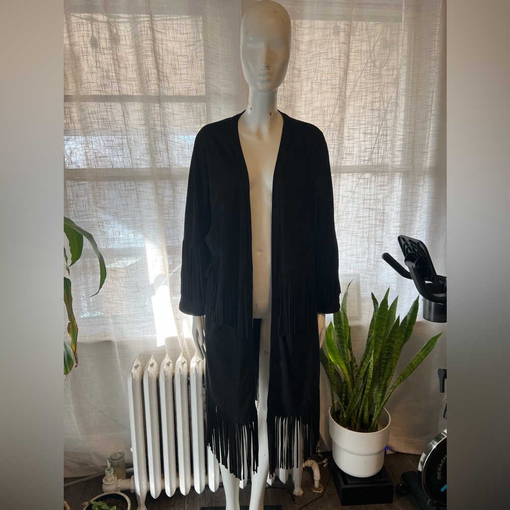 Zara midi length (5’6 hits mid calf) lightweight but has a great drape.